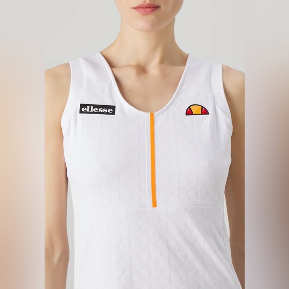 NWT Ellesse Women's Tregirls Dress for pickleball/tennis, white, MSRP $70-100, M - Picture 2 of 13